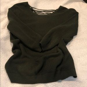 Olive green sweater